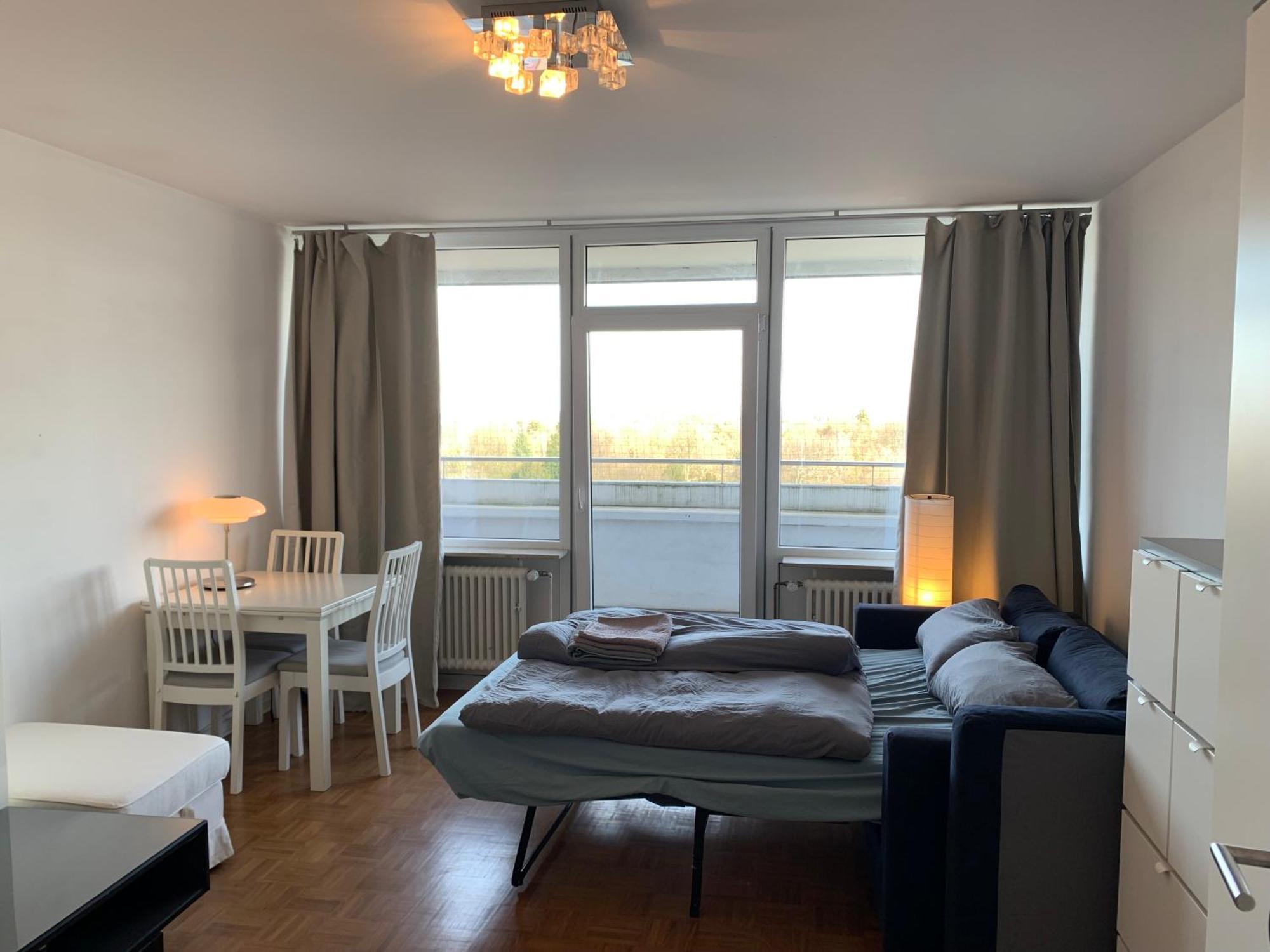 Business Messe Apartment & Wellness Spa 杜塞尔多夫 外观 照片